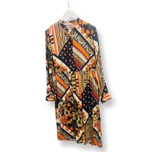 Mango fun print dress